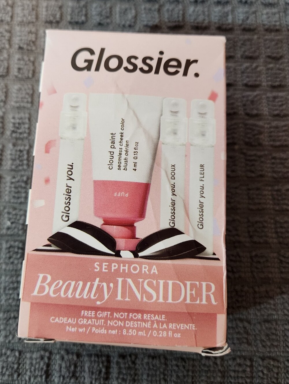 New Glossier Celebrate You Perfume Set + Cloud Paint Puff Mini Set